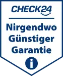 CHECK24 Nirgendwo Günstiger Garantie Siegel