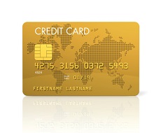 goldene Kreditkarte