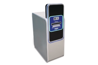 Kreditkarte: Diebold Geldautomat Irisscan