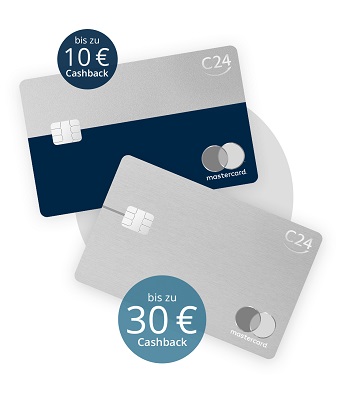 C24 Bank Cashback bis 30 Euro bei Pluskonto und Maxkonto