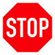 Verkehrszeichen 206 Stoppschild