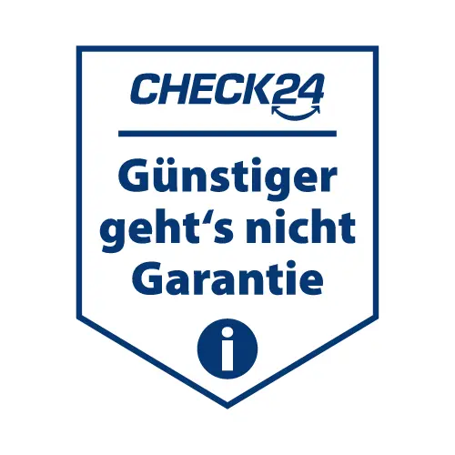 CHECK24 Siegel: Kredite Günstiger geht's nicht Garantie