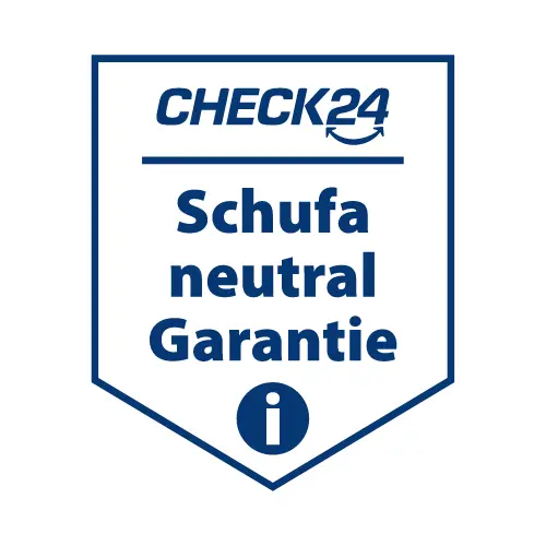 CHECK24 Siegel: Schufa neutral Garantie