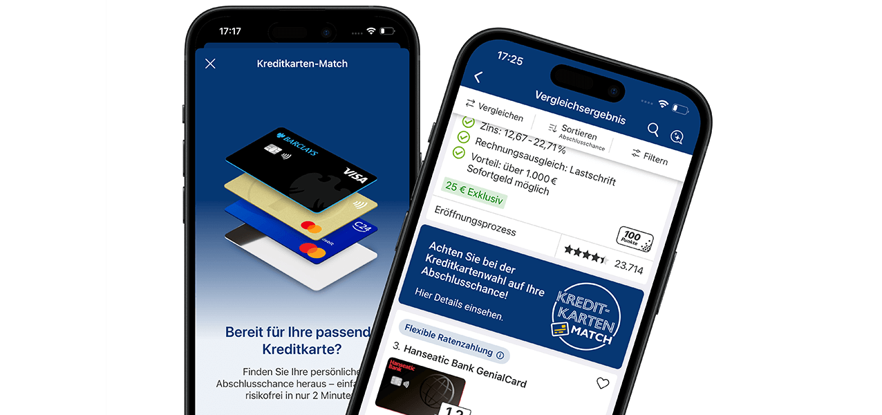 CHECK24 Kreditkarten-Match